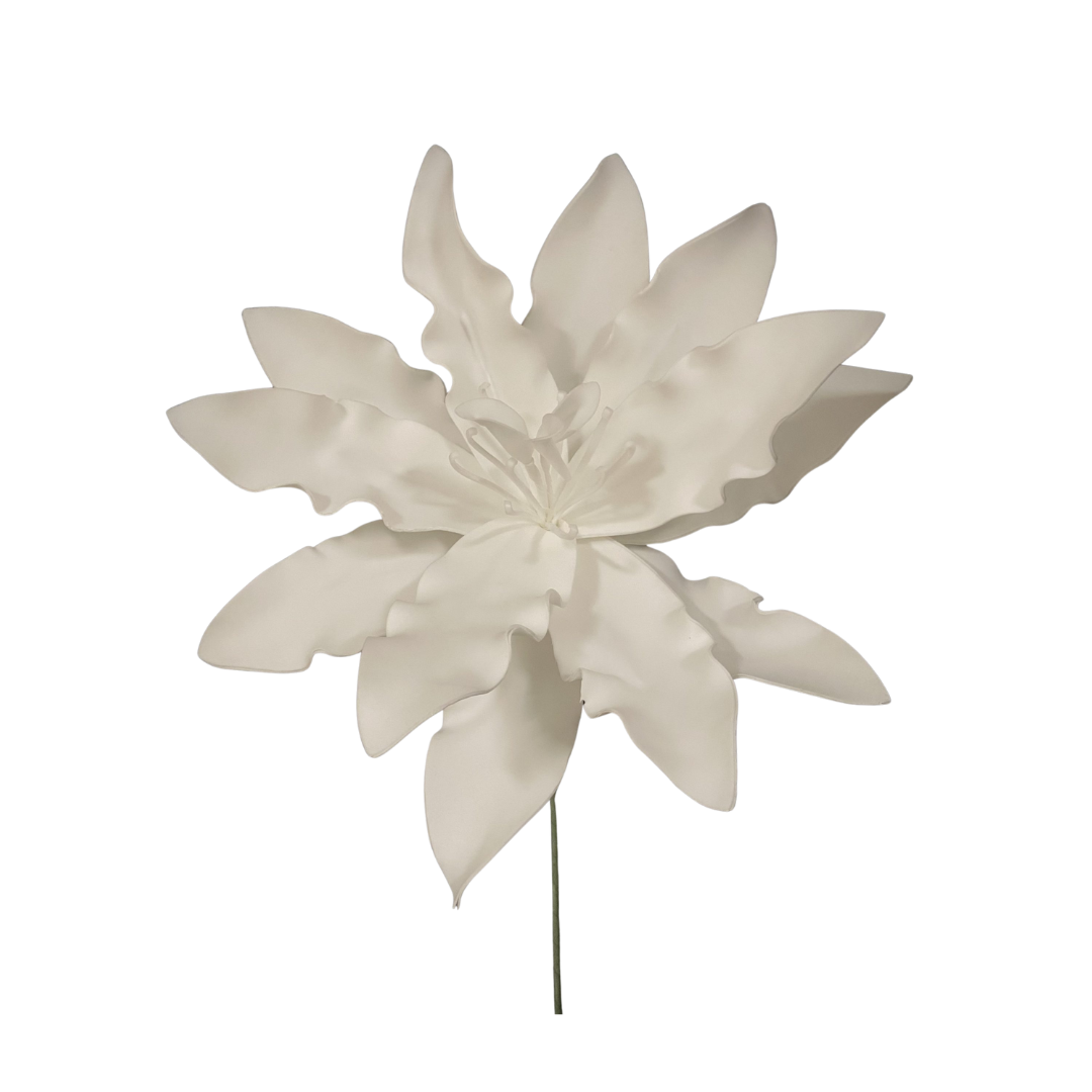 Medium White Foam Flower
