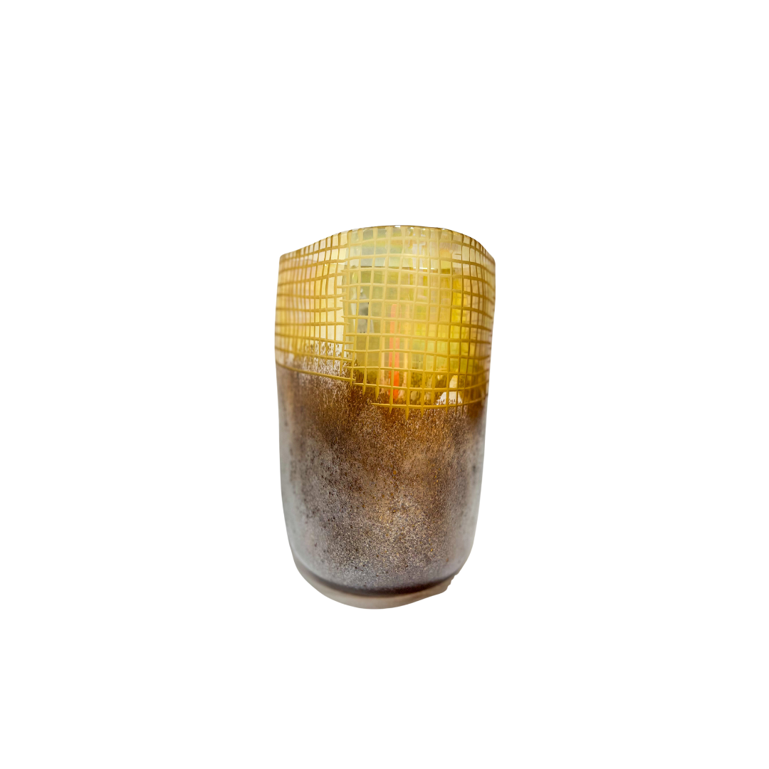 Brown Glass Vase