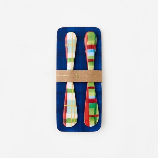 Holiday Plaid Spreaders - #Perch#