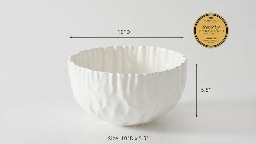 Large White Bowl - #Perch#