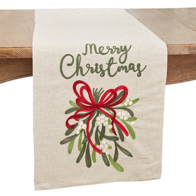 Merry Christmas Ribbon Runner - #Perch#
