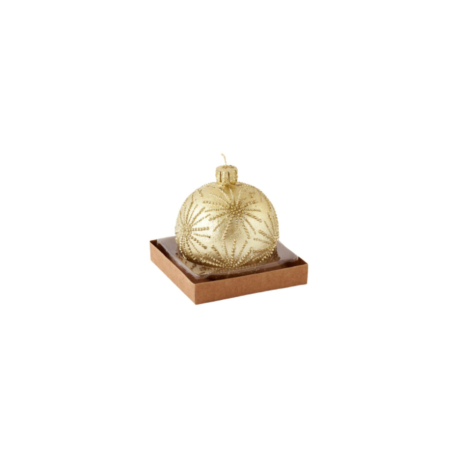 Metallic Large Gold Ball Candle - #Perch#