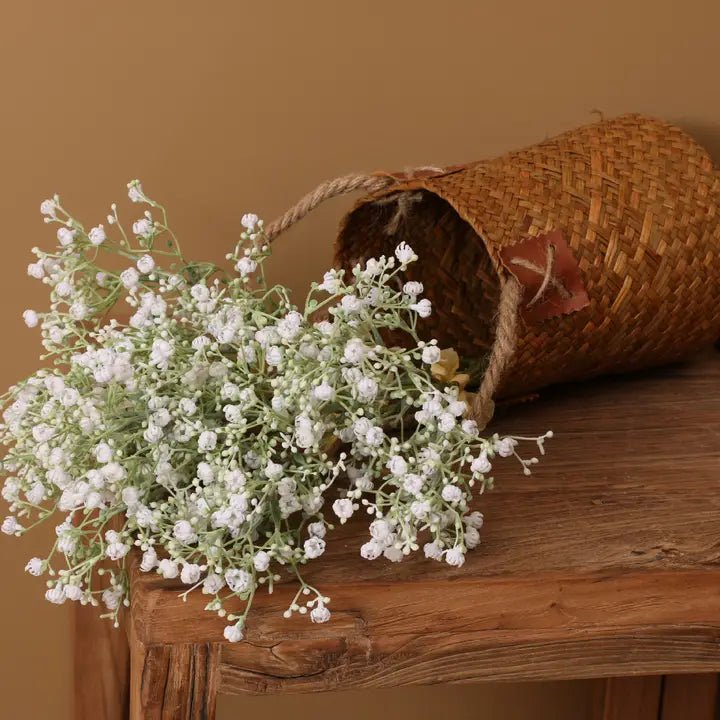 Pack of 5 Stems - Real Touch Baby's Breath Bundle - #Perch#