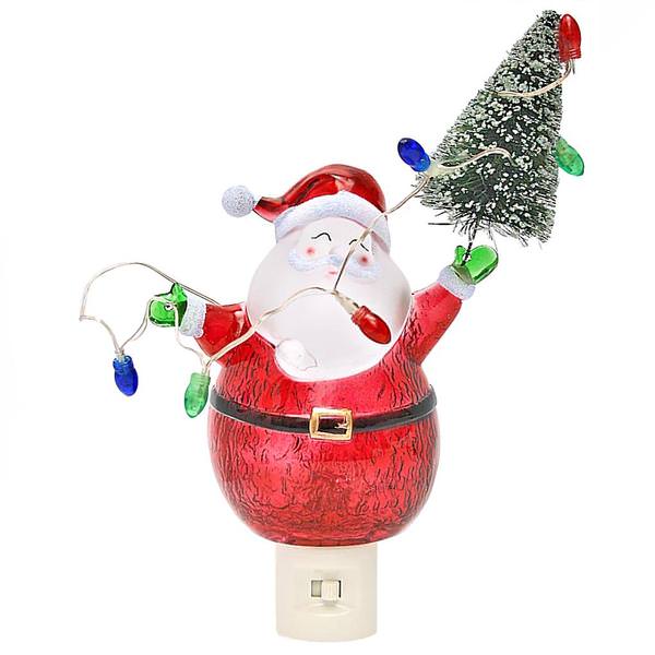 Santa Claus And Tree Nightlight - #Perch#
