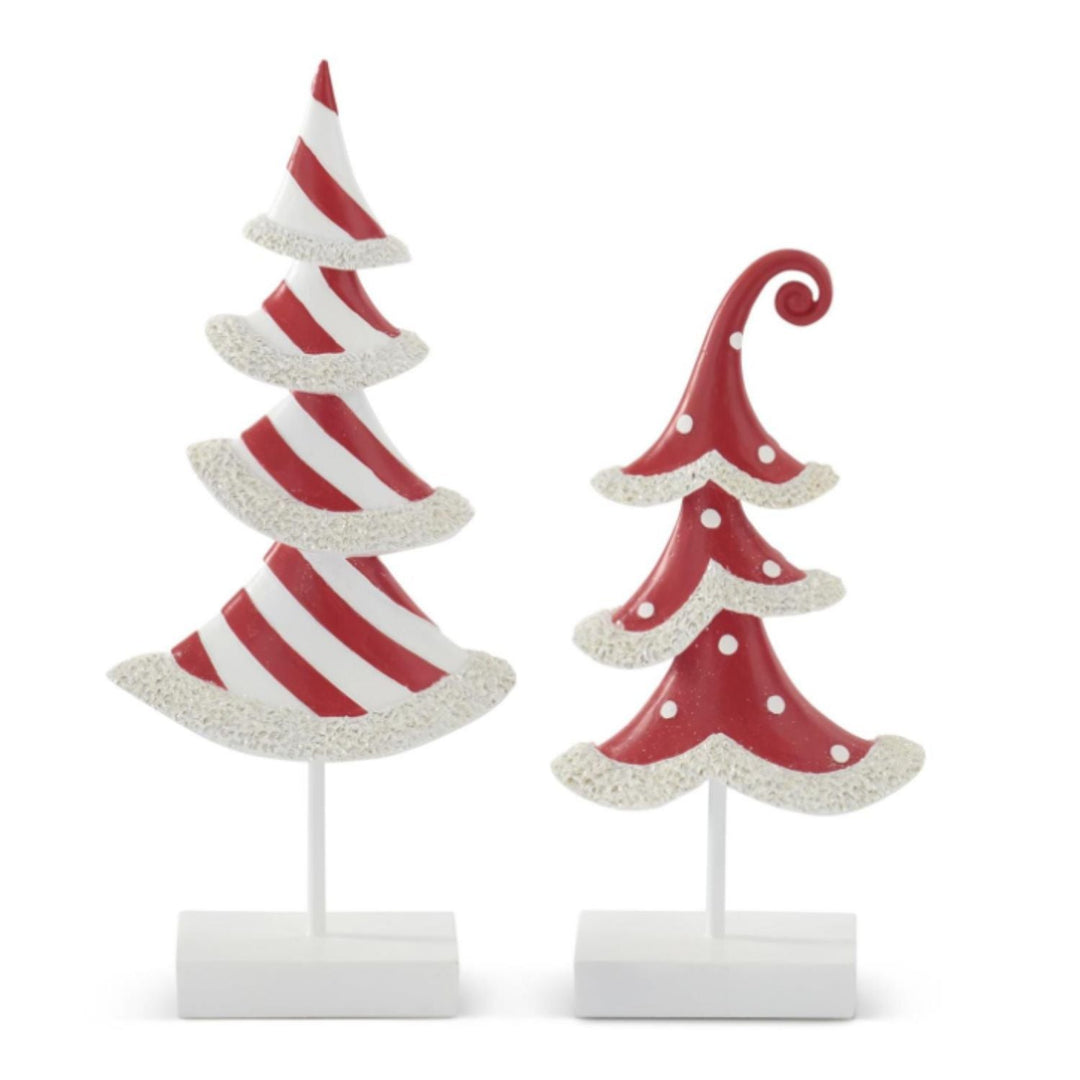 Whimsical Glittered Christmas Trees - #Perch#