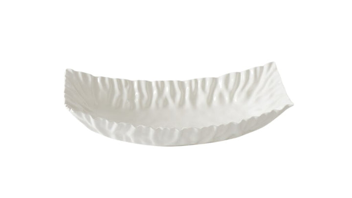 White Rectangular Centerpiece Bowl - #Perch#