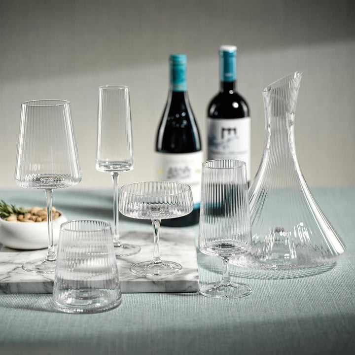 Bandol Fluted Textured Decanter - #Perch#