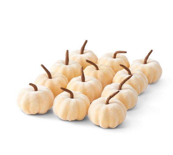 Cream Velvet Pumpkins - #Perch#