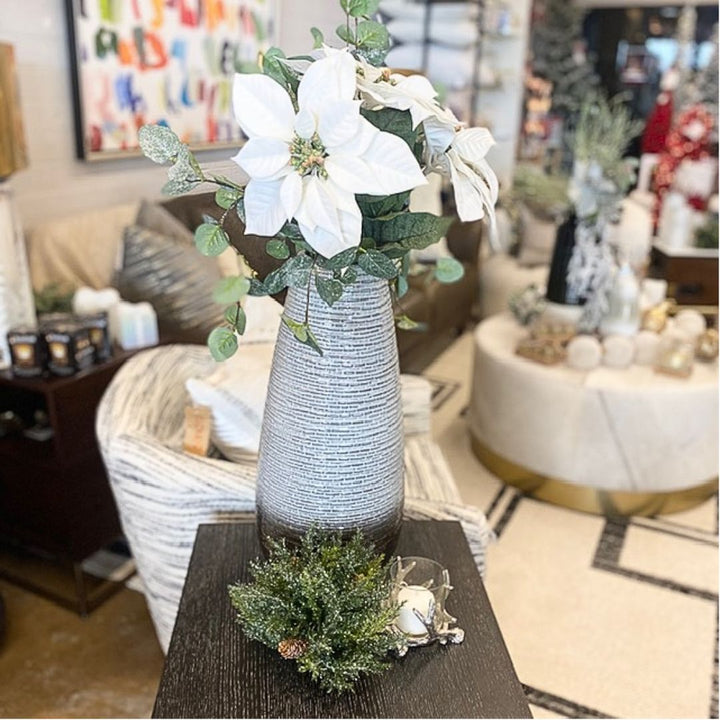 Gray Tall Ceramic Vase - #Perch#