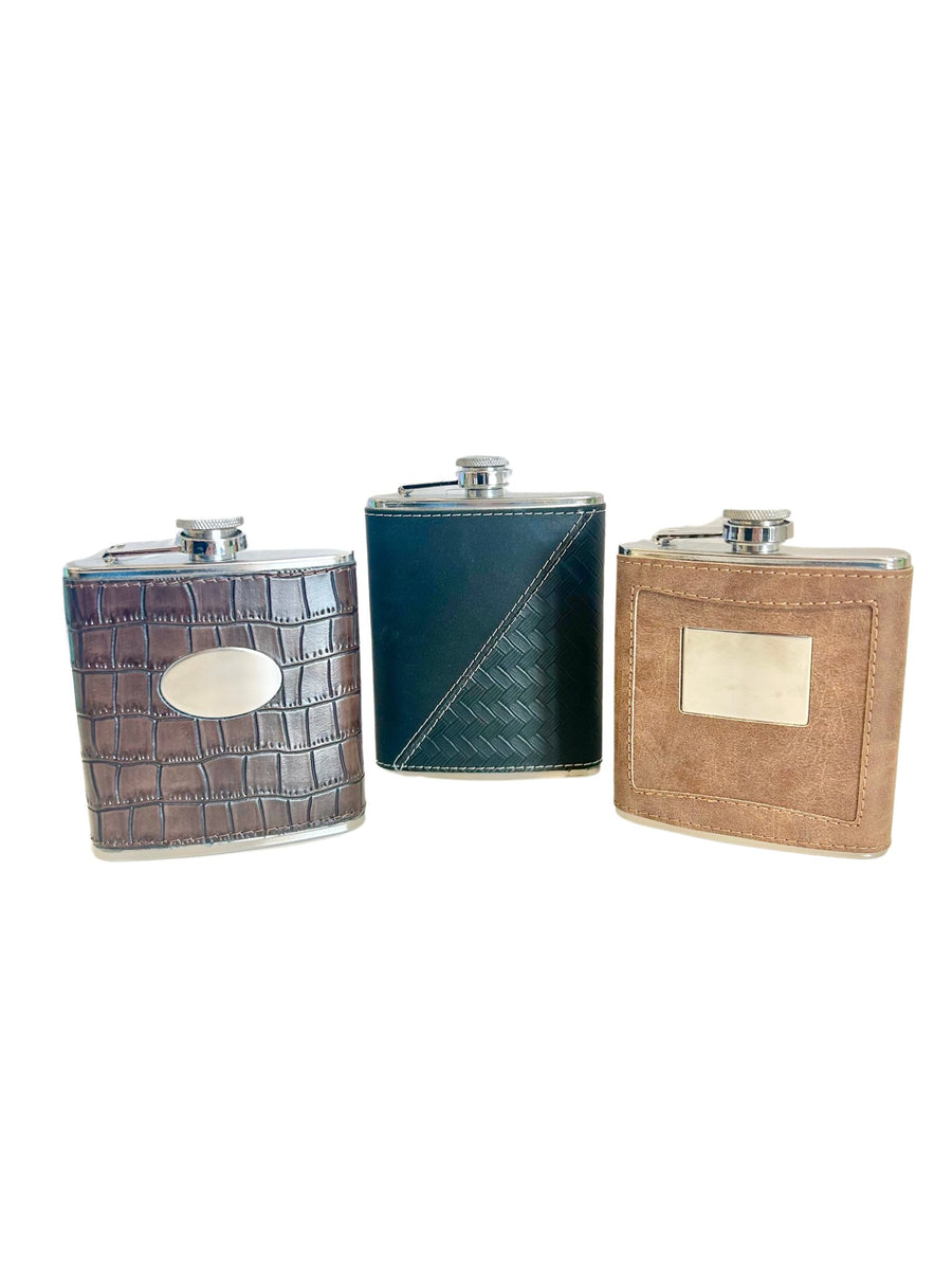 Leather Flasks - #Perch#