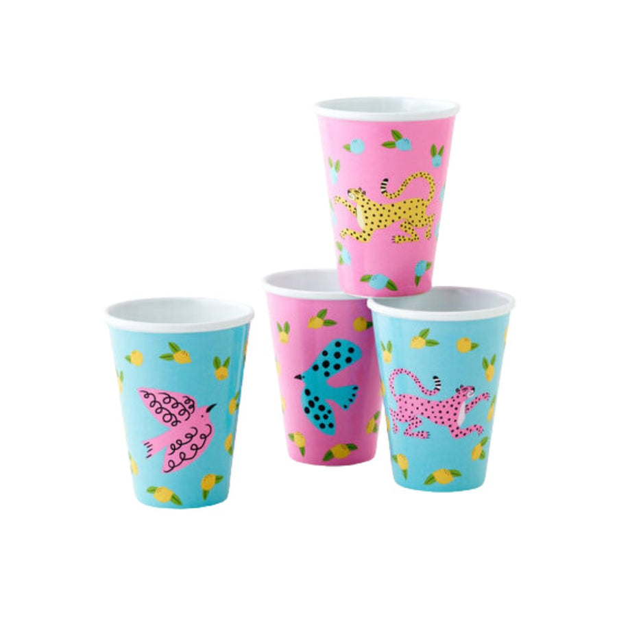 Leopard and Bird Cups - #Perch#