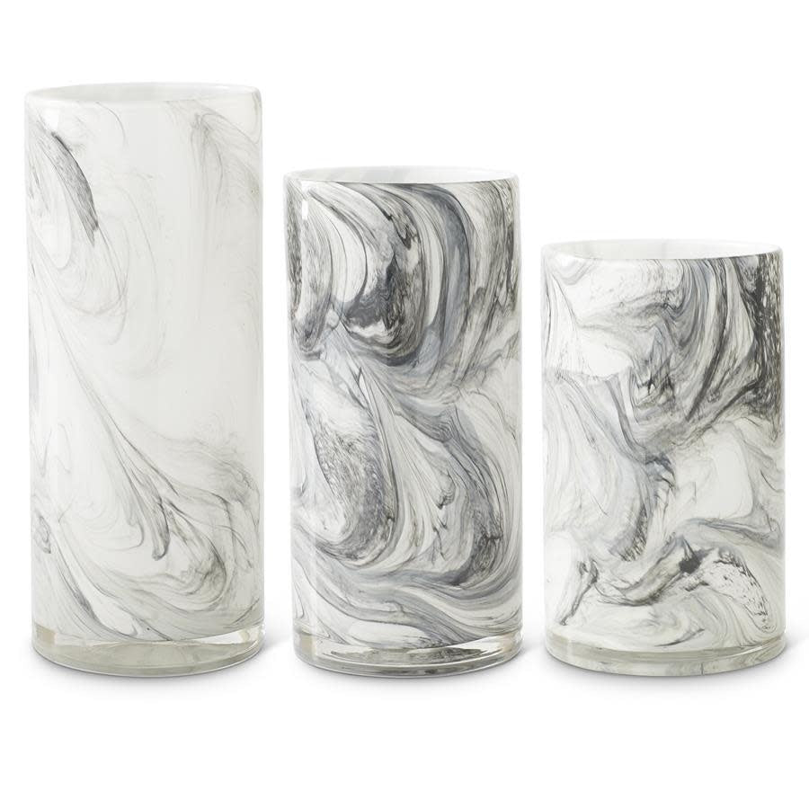 Smoke Swirl Glass Hurricanes - #Perch#