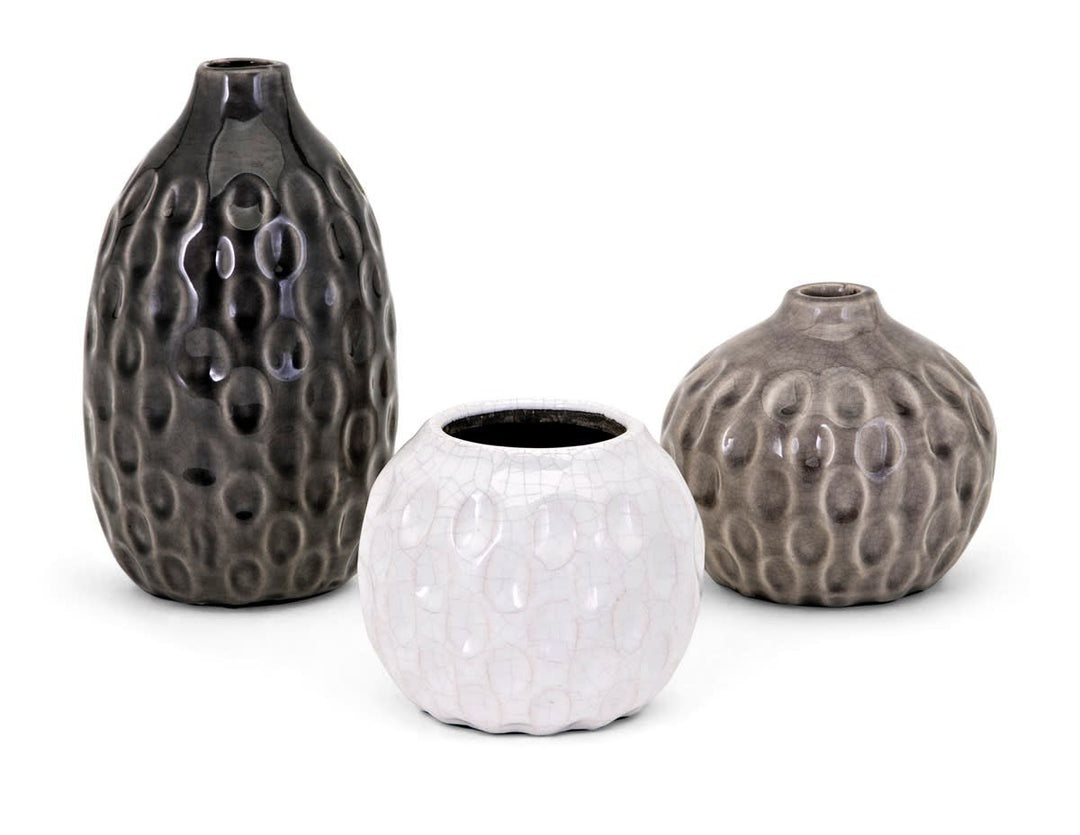 White Essary Vase - #Perch#