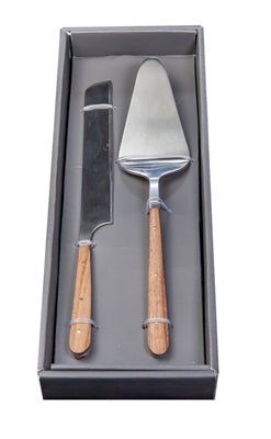 Wood Cake Serving Set - #Perch#