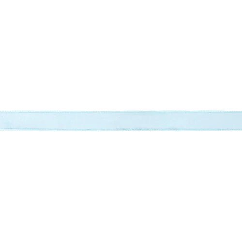 1" Classic Velvet Wired Ribbon - Baby Blue - Perch