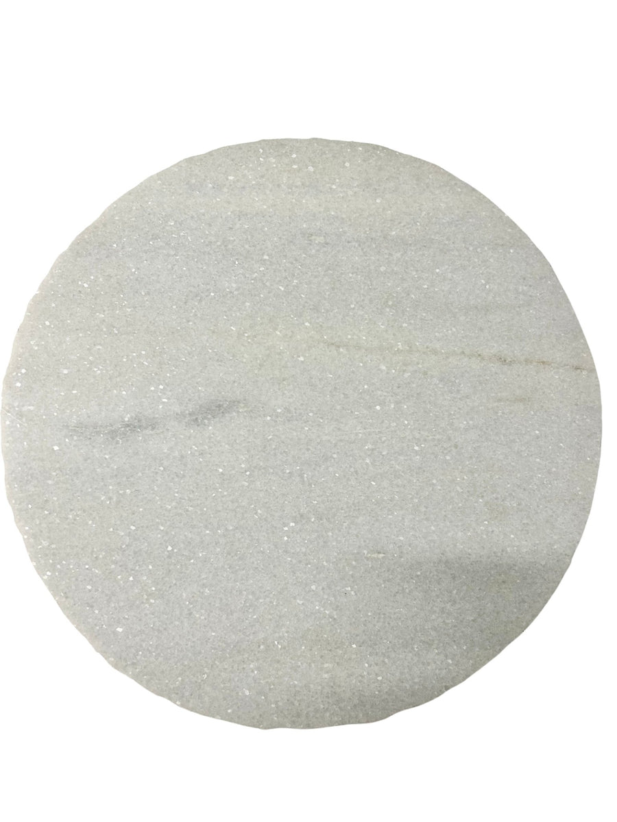 13" Round Marble Plate - #Perch#