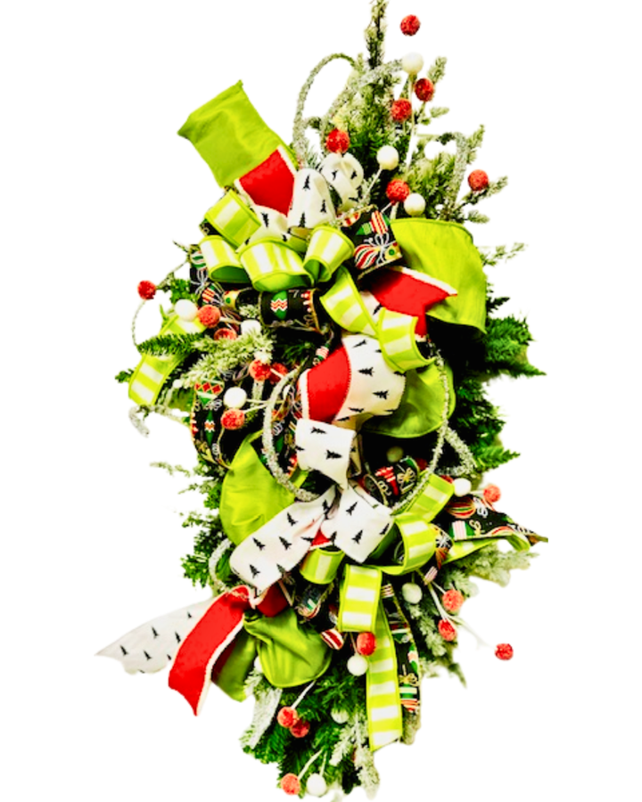 Grinchy Glam Teardrop