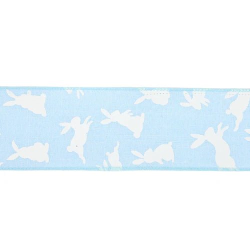 2 1/2" Blue Bunny Ribbon - Perch