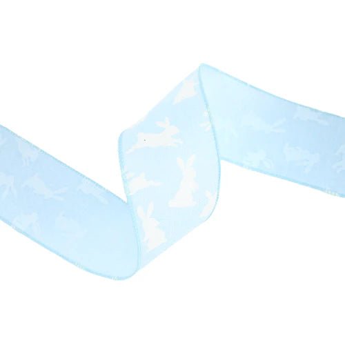 2 1/2" Blue Bunny Ribbon - Perch