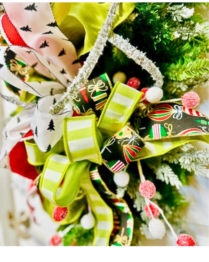 Grinchy Glam Teardrop