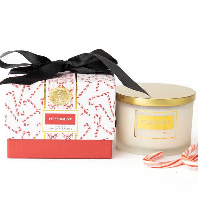3 Wick Candle - Peppermint - Perch