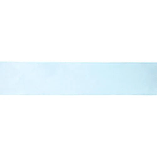 4" Classic Velvet Wired Ribbon - Baby Blue - Perch