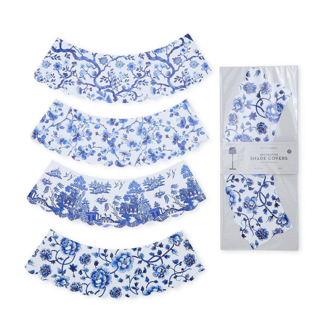 Chinoiserie Paper Shade Covers