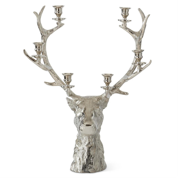 Deer 6 Taper Candelabra