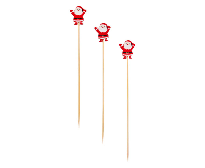 Santa Large Cocktail Picks