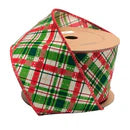 Holiday Plaid Wired Ribbon