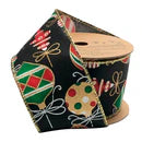Holiday Ornament Wired Ribbon