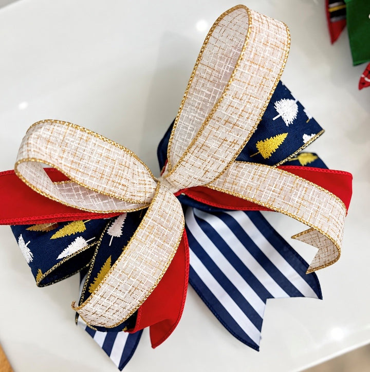 Americana Christmas Charm Bow Bundle
