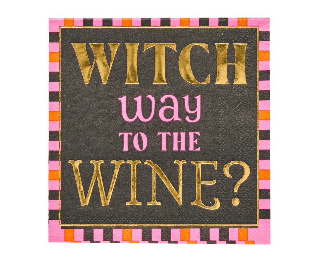 Boo Bold Cocktail Napkins