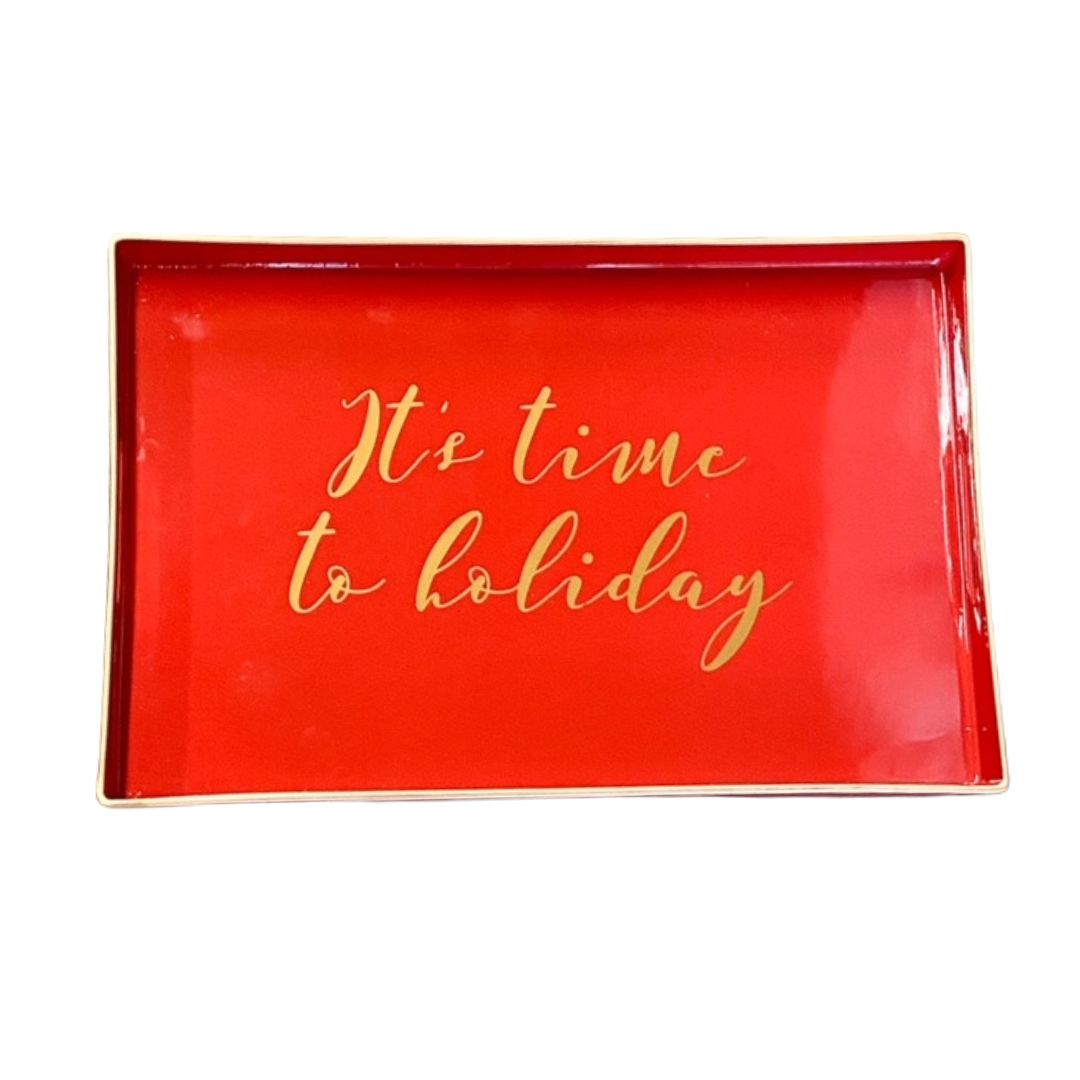 Holiday Time Tray
