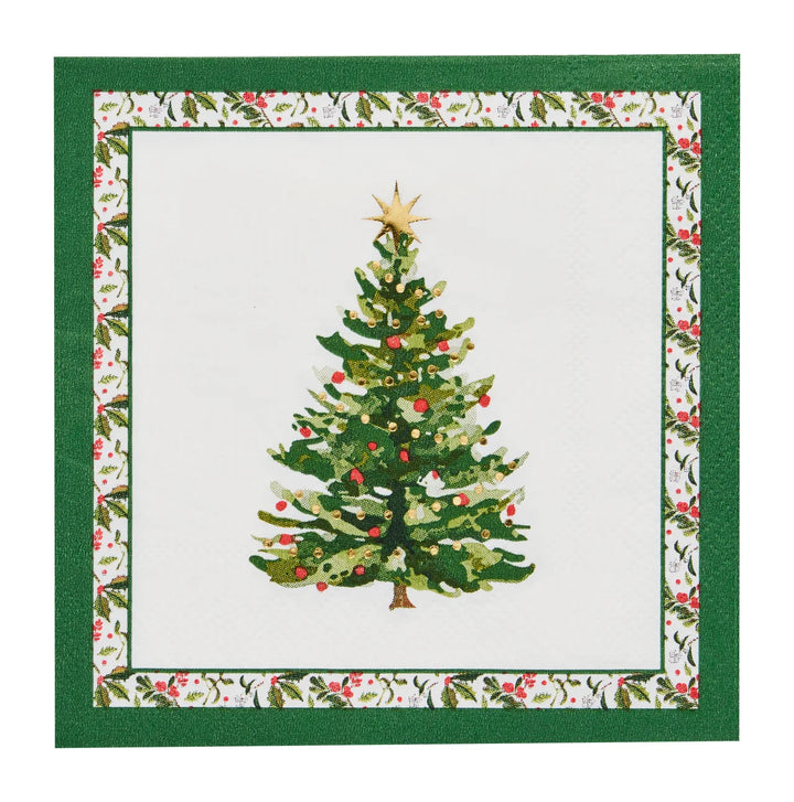 Ceramic Cocktail Napkin Tray - Home For The Holidays