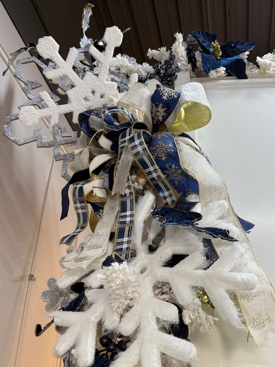 Blue Blue Christmas Prelit Garland