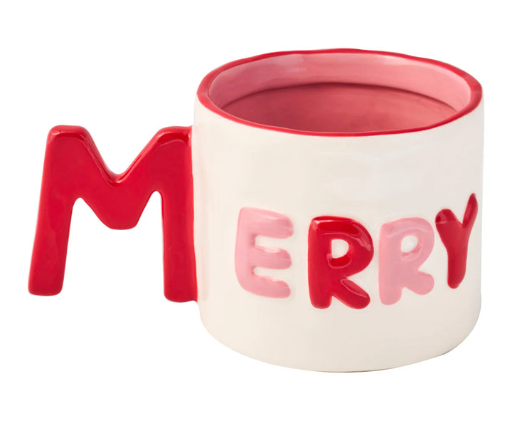 Ceramic Message Mug Merry