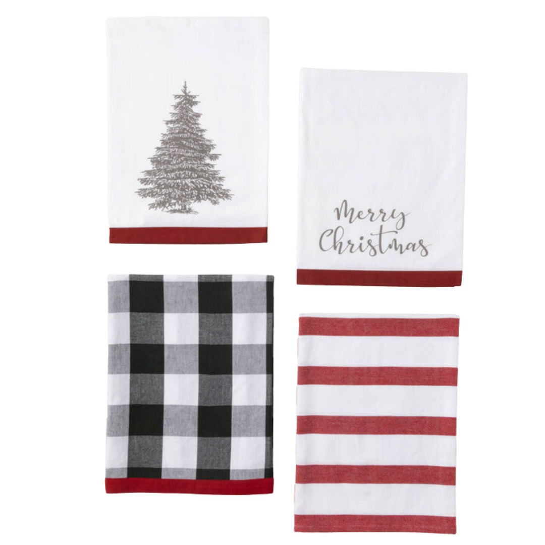 Patterned Christmas Tea Towels