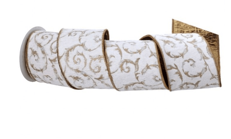 Acanthus Metallic Ribbon - Perch