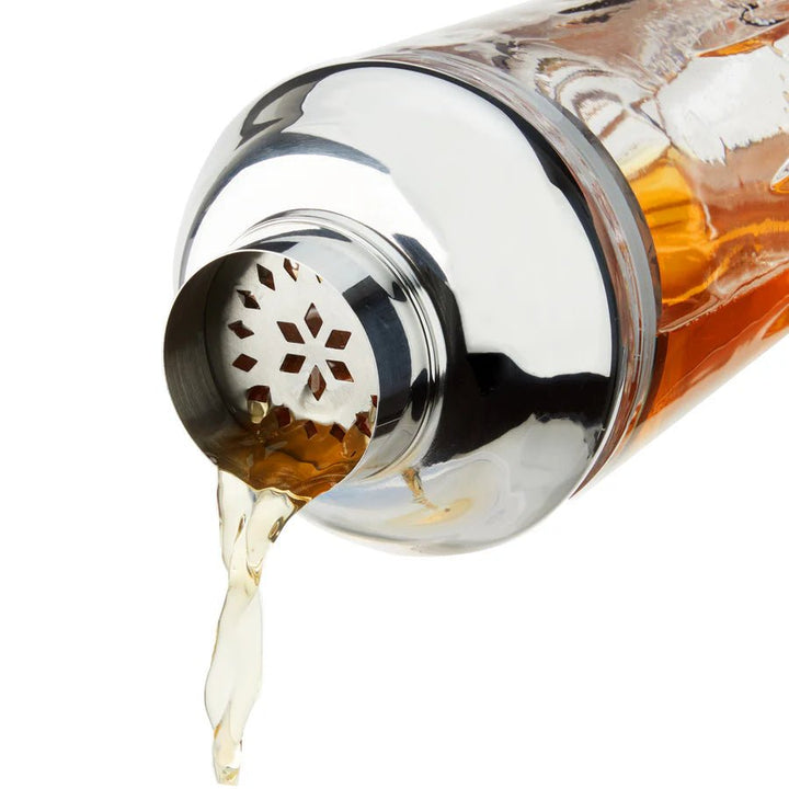Admiral Crystal Cocktail Shaker in Stainless Steel - Perch