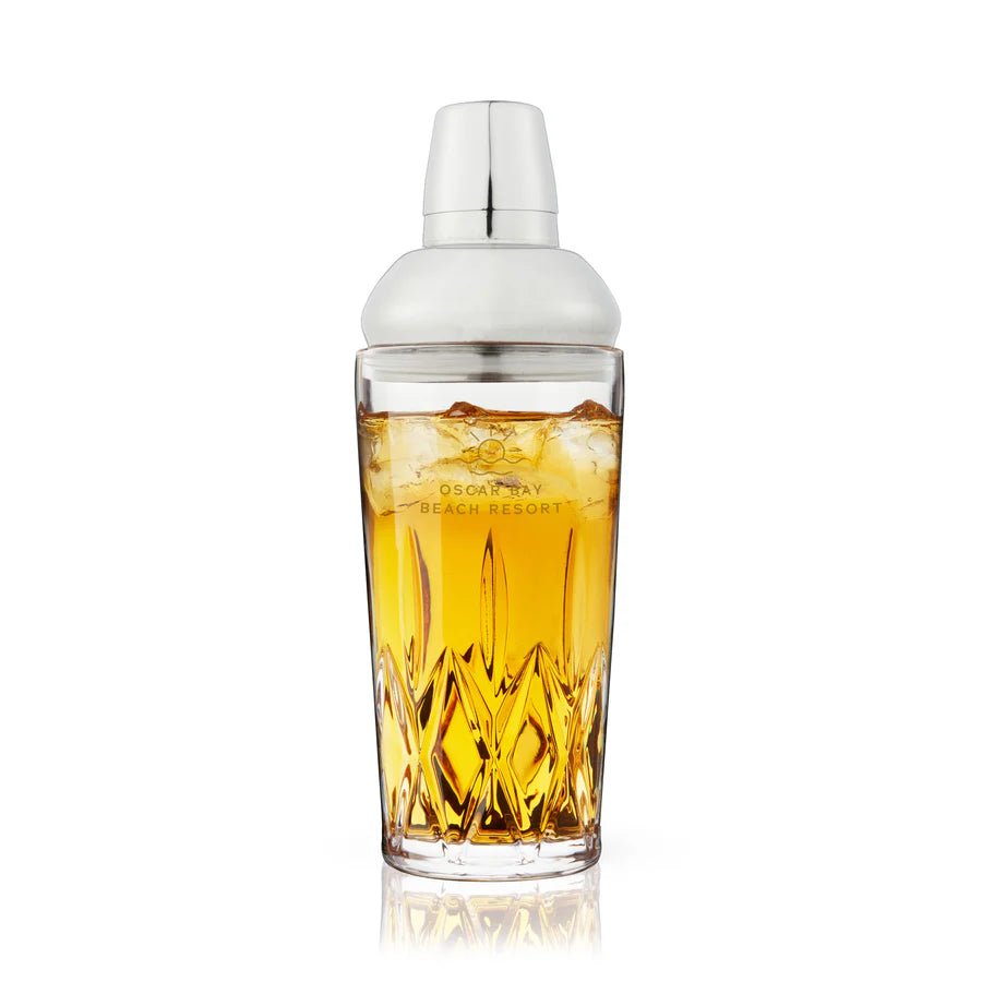 Admiral Crystal Cocktail Shaker in Stainless Steel - Perch