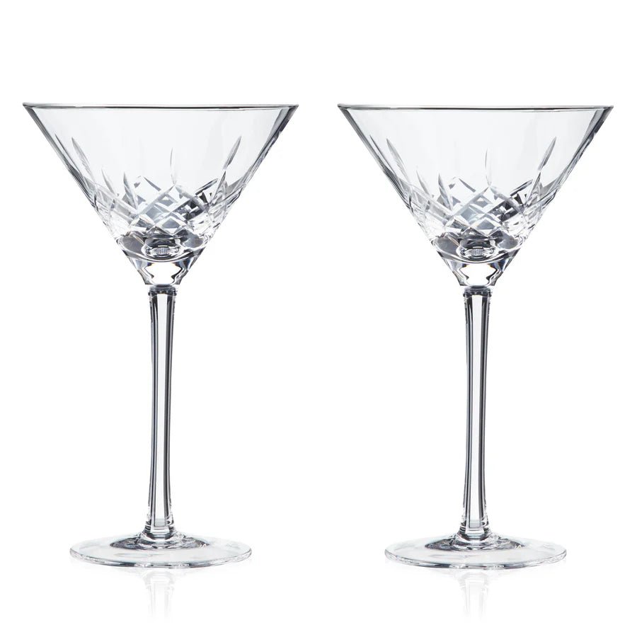 Admiral Crystal Martini Glasses, Set of 2 - Perch