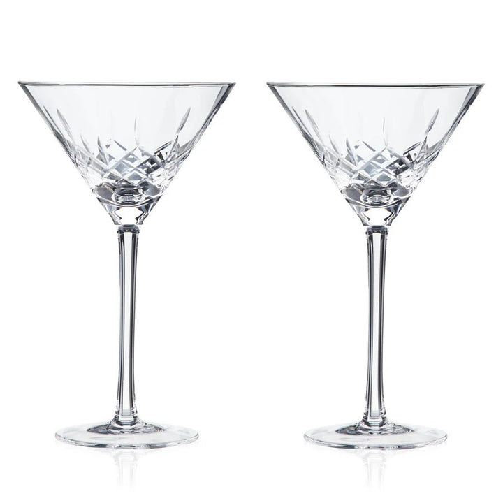 Admiral Crystal Martini Glasses, Set of 2 - Perch