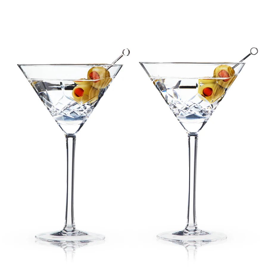 Admiral Crystal Martini Glasses, Set of 2 - Perch