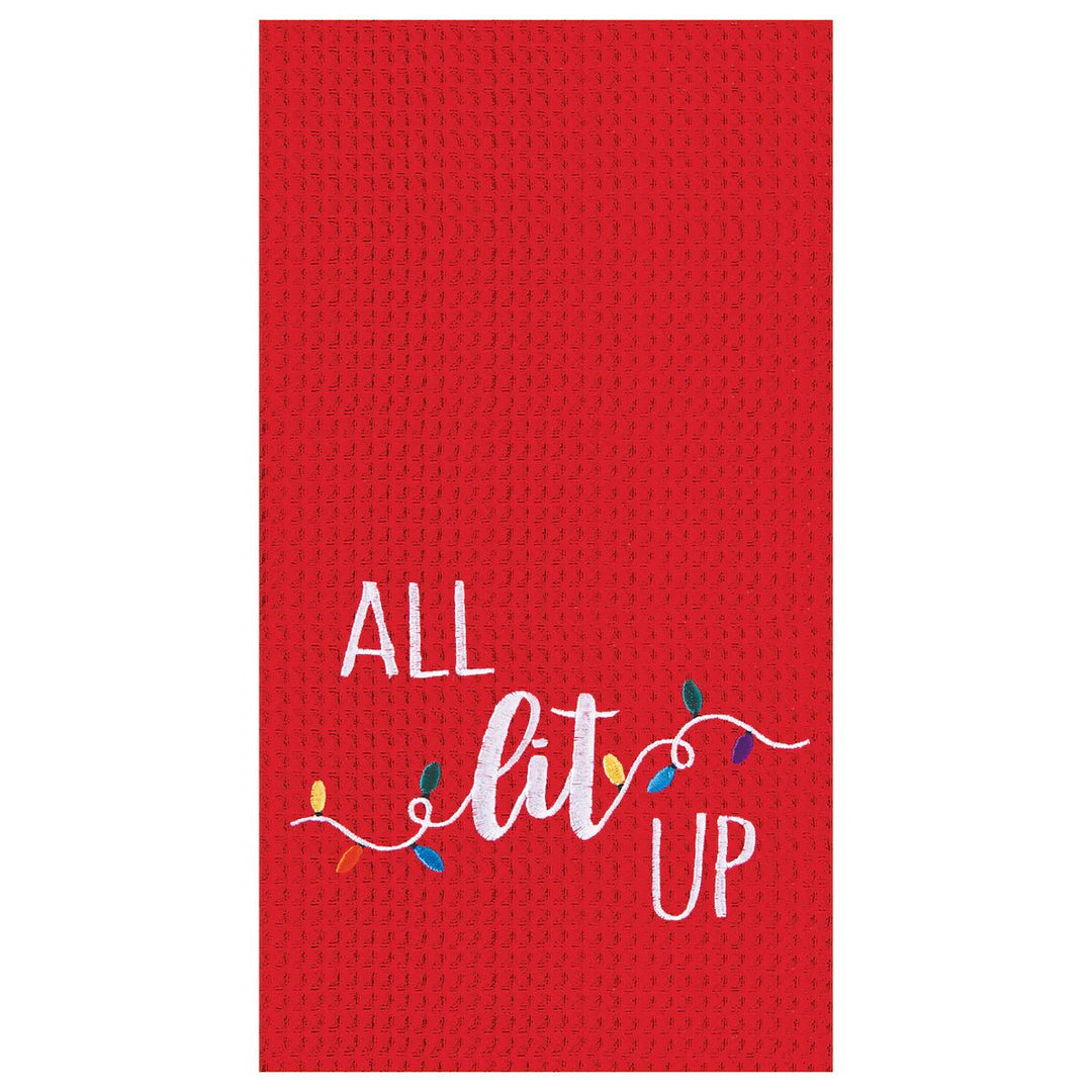 All Lit Up Kitchen Towel - Perch
