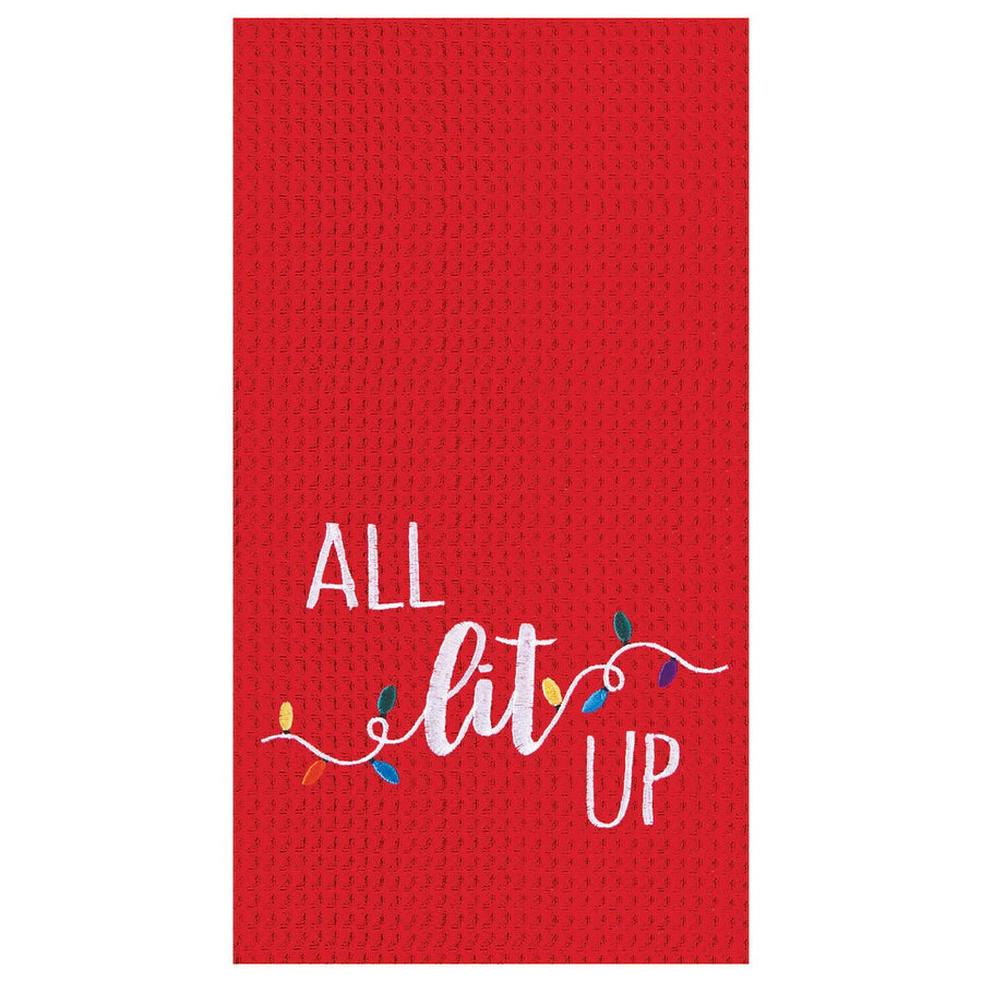 All Lit Up Kitchen Towel - Perch