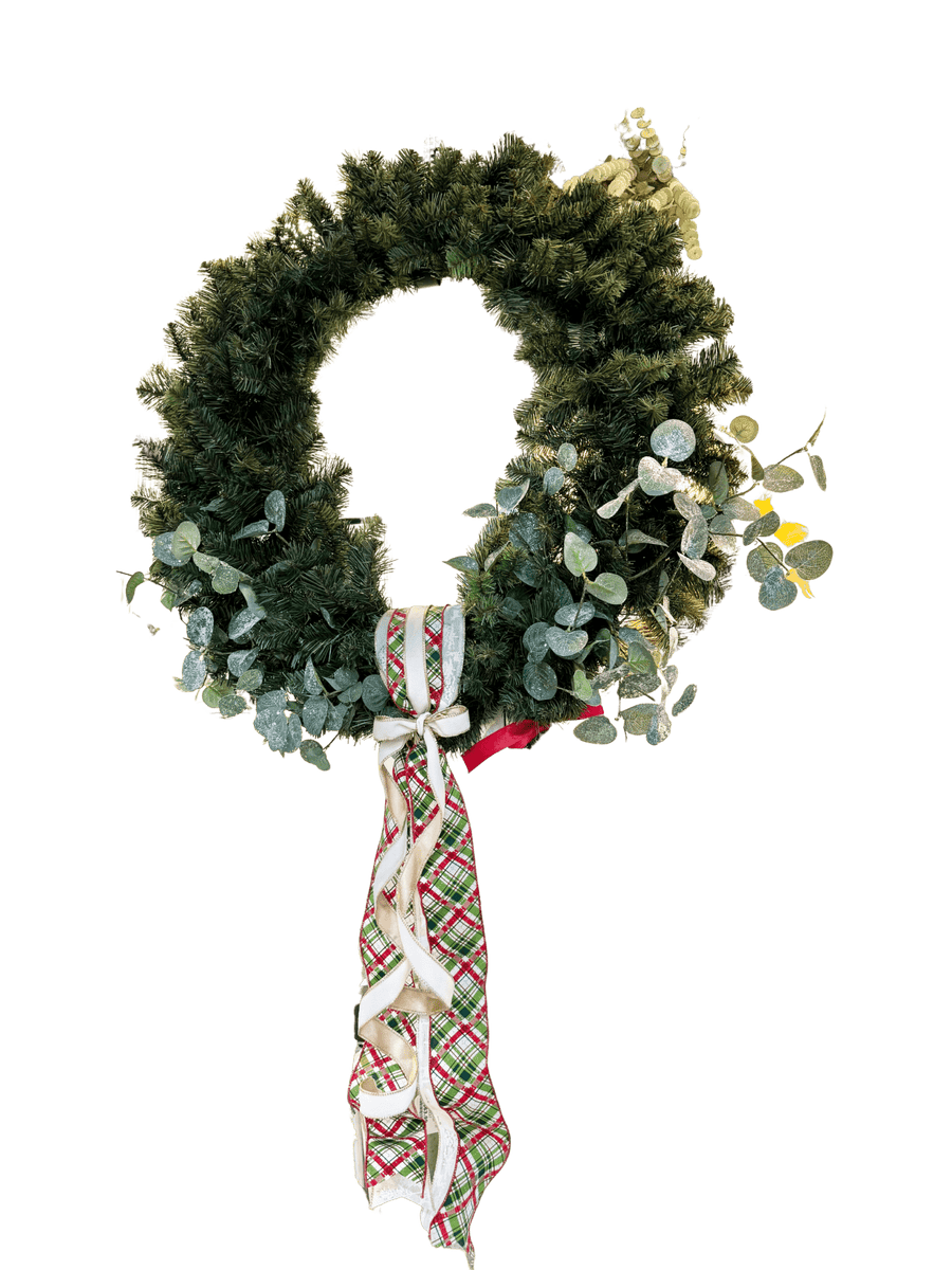 All Wrapped Up in a Sash Wreath - Perch