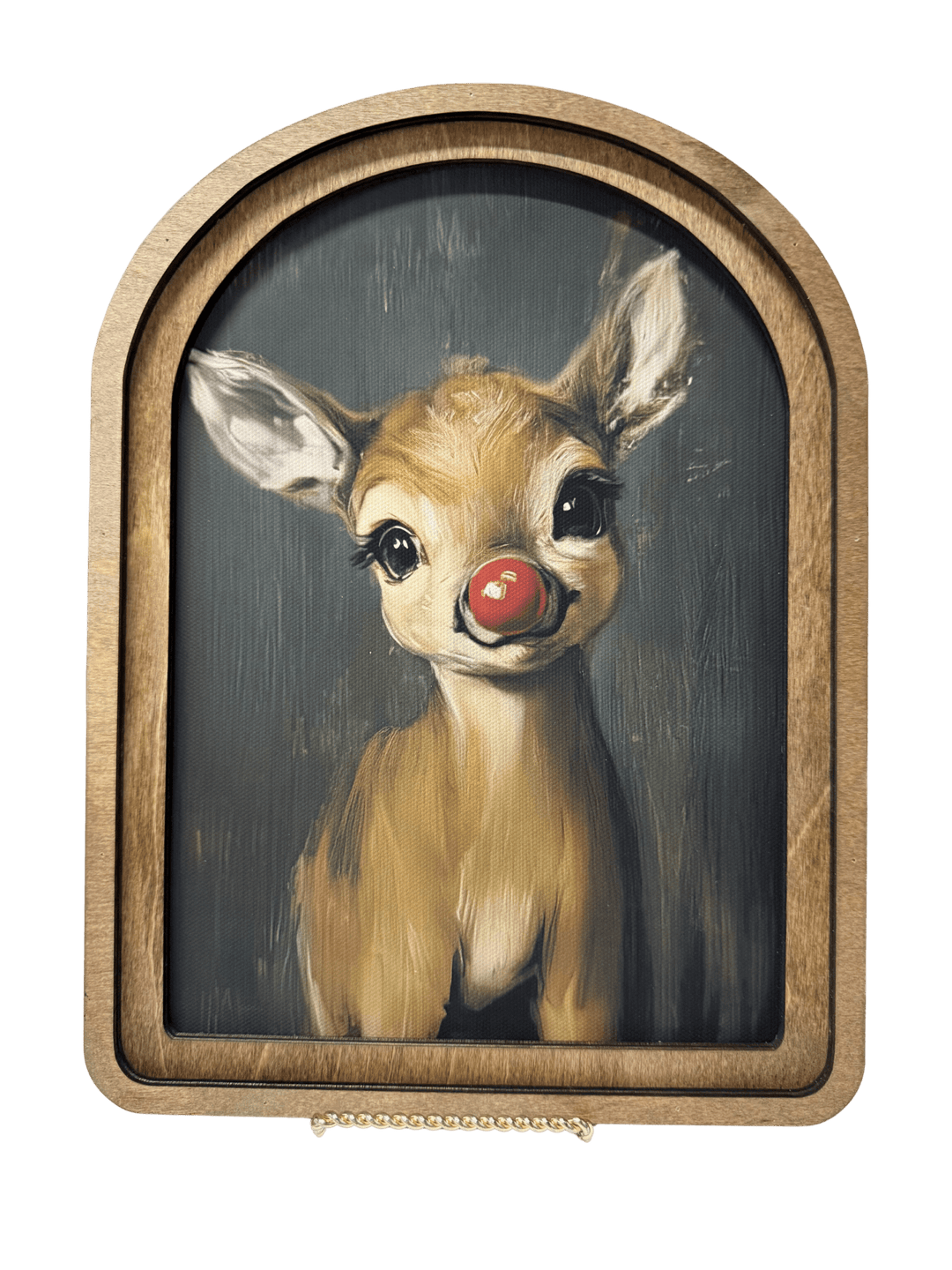 Arch Top Rudolph Framed Art - Perch