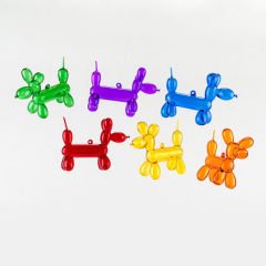 Balloon Dog Orn, 6 Asst - #Perch#