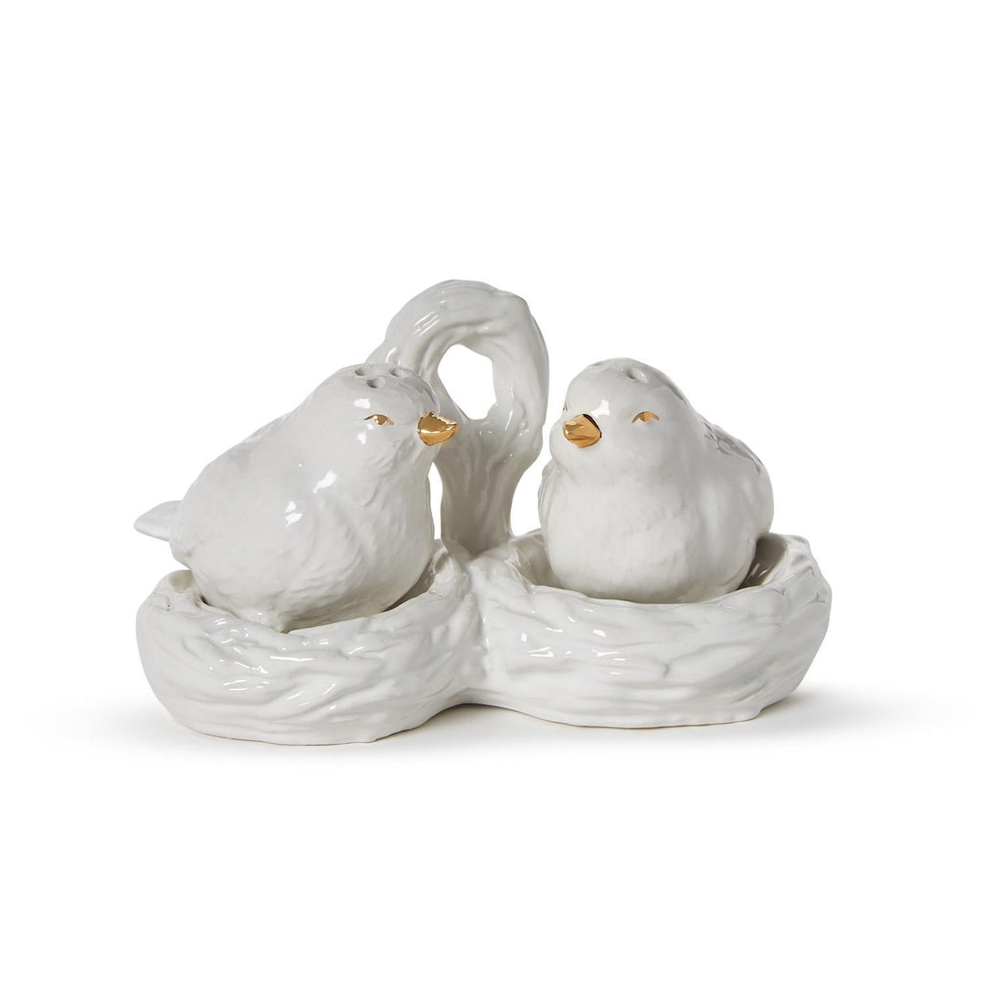 Bird Salt & Pepper Shakers with Nest - Perch